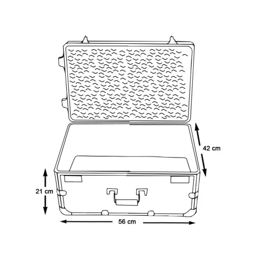 Húzható fotós bőrönd