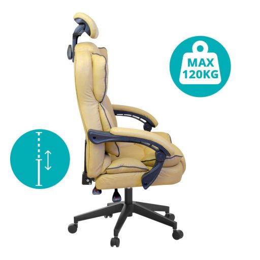 Lux főnöki forgószék bézs