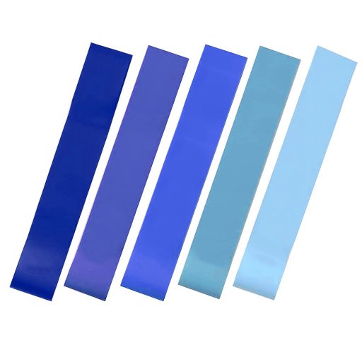 5 db-os gumiszalag, több típusban - kék