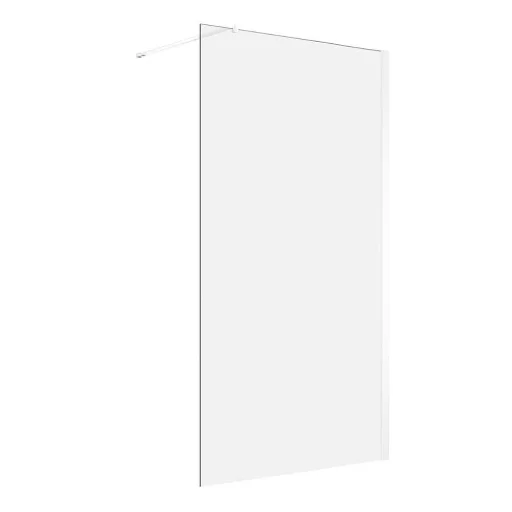 Walk-in 8 mm-es edzettüveg zuhanyfal, 100x200cm