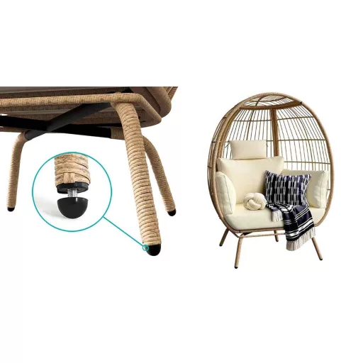 Fonott fotel párnával