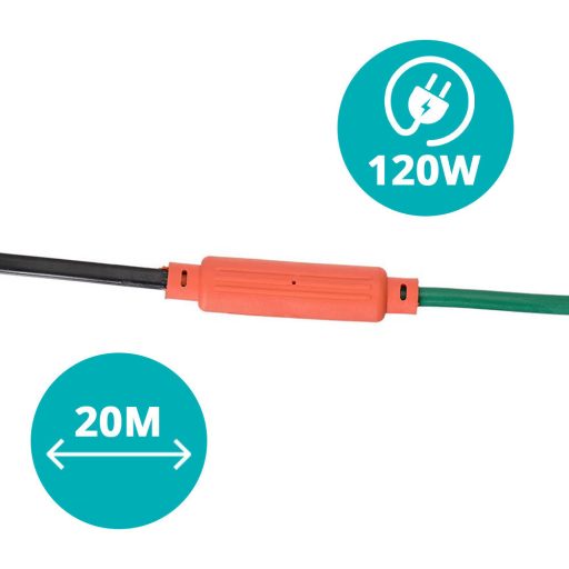 Kerti fűtőkábel növényekhez 120W, 20m