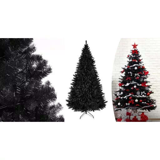 Fekete műfenyő- több méretben