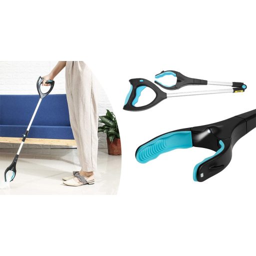 Szemétszedő csipesz, mágnessel és LED lámpával