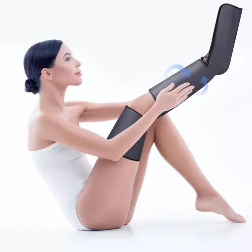 Kompressziós lábmasszírozó és nyirokmasszírozó, távirányítóval