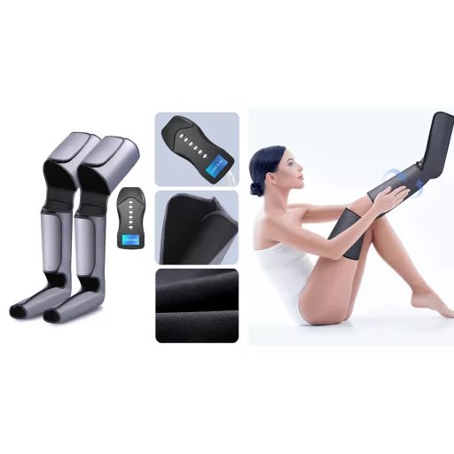 Kompressziós lábmasszírozó és nyirokmasszírozó, távirányítóval