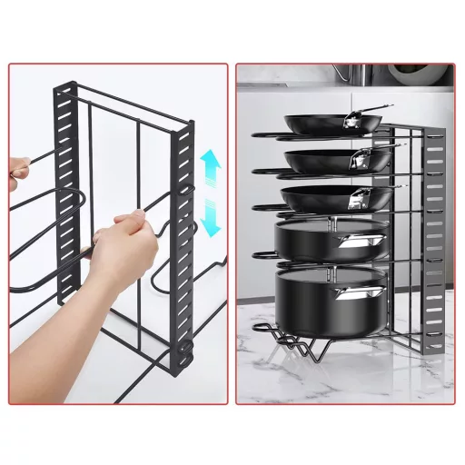 Edényrendszerező állvány