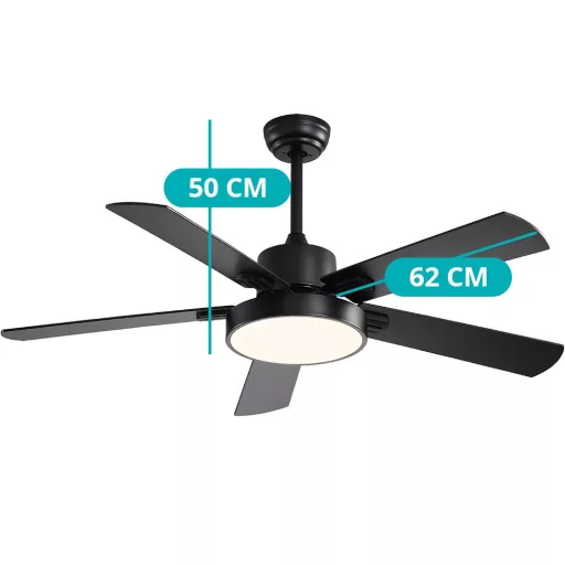 Mennyezeti ventilátor világítással és távirányítóval