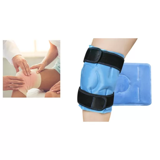 Hűtő-fűtő jégzselé párna, 2 db, tépőzárral