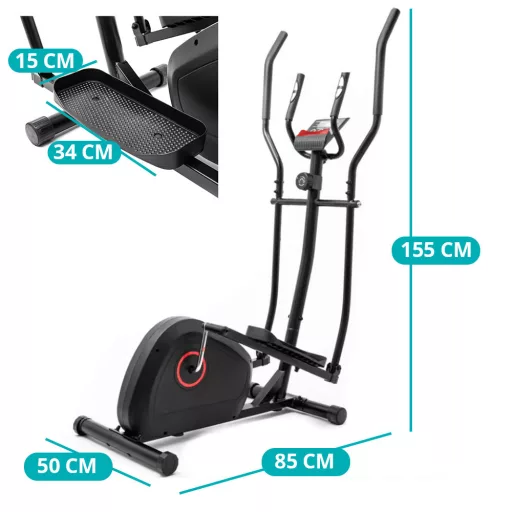 Ellipszis tréner digitális kijelzővel