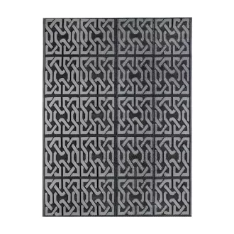 Kültéri szőnyeg, 2 oldalas, 180 x 120 cm, szürke