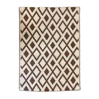 Kültéri szőnyeg, 2 oldalas, 180 x 120 cm, barna