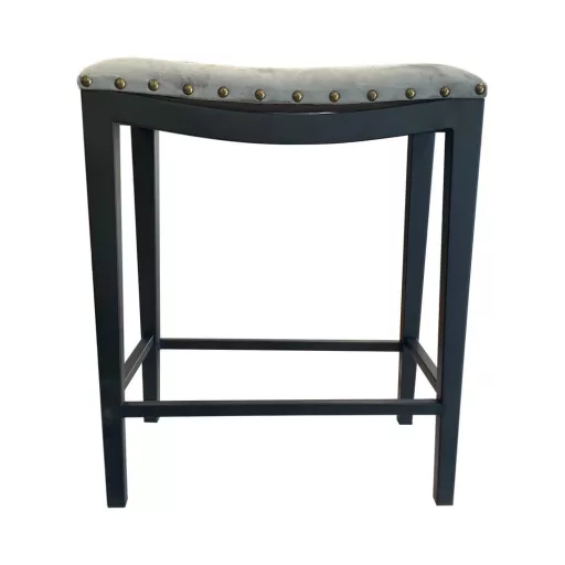 Kárpitozott bárszék 2db, szürke