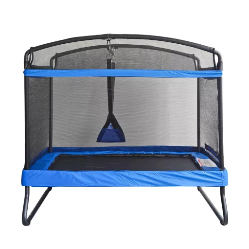 Trambulin gyerekeknek hintával és biztonsági hálóval