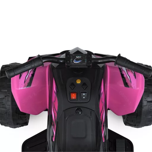 Elektromos quad gyerekeknek, 12V, rózsaszín