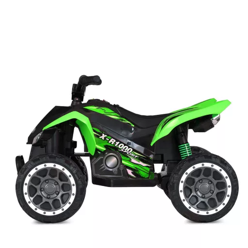 Elektromos quad gyerekeknek, 12V, zöld