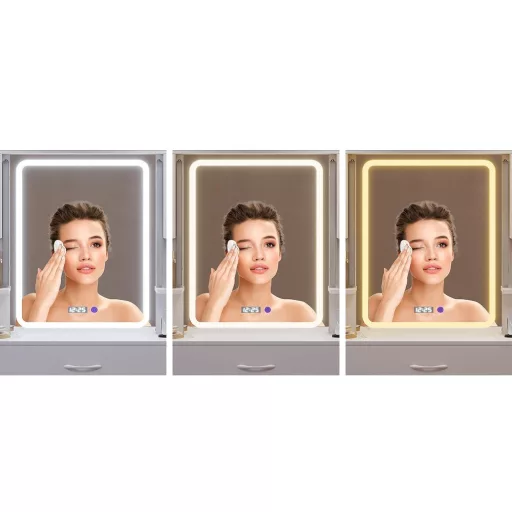 California fésülködő asztal, fehér