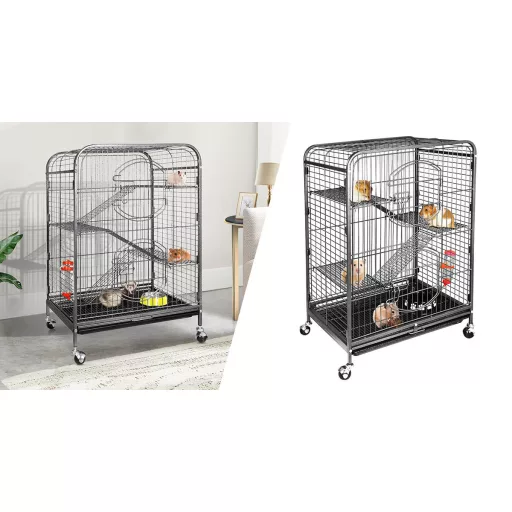 Kültéri gurulós kisállat ketrec