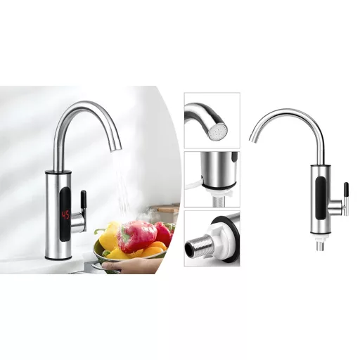 Elektromos vízmelegítő csaptelep alsó csatlakozással