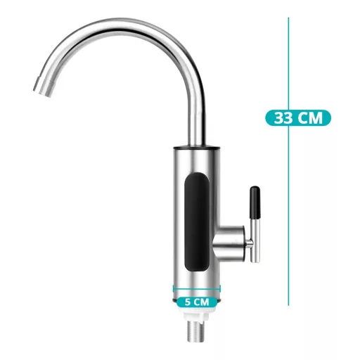 Elektromos vízmelegítő csaptelep alsó csatlakozással