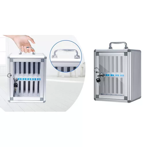 Mobiltelefon széf, 12db telefonnak