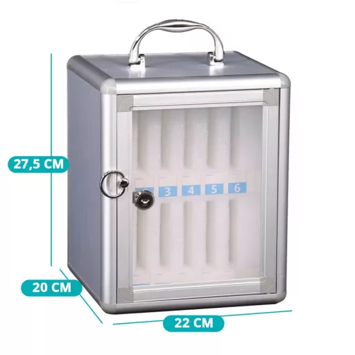 Mobiltelefon széf, 12db telefonnak