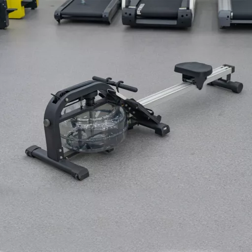 Vízellenállásos evezőpad, 150 kg terhelhetőség