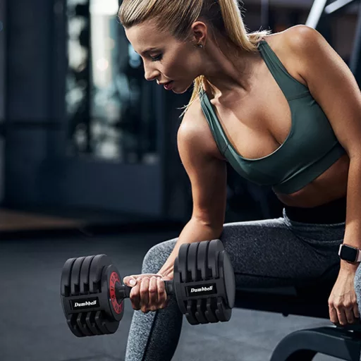 Állítható egykezes súlyzó