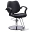 Fodrász szék állítható magassággal, fekete