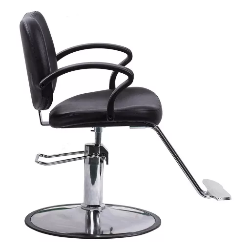 Fodrász szék állítható magassággal, fekete