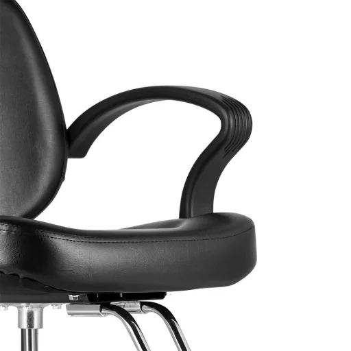 Fodrász szék állítható magassággal, fekete