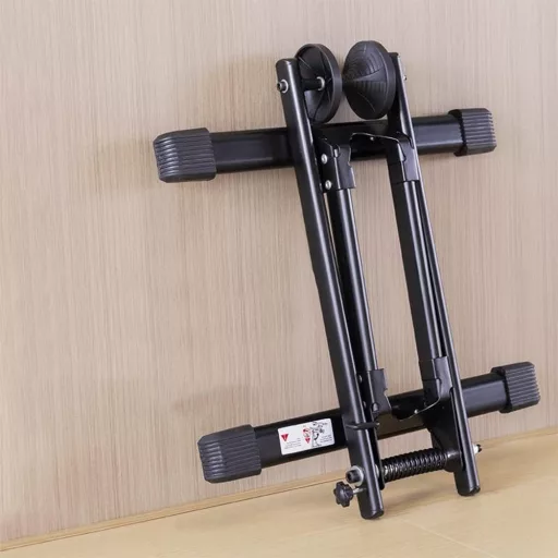 Összecsukható kerékpártároló állvány