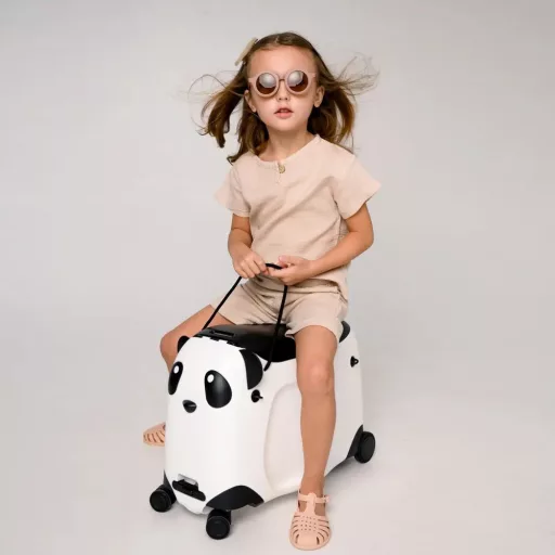 Gurulós, ráülős gyerekbőrönd