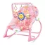 Rezgő, zenélő pihenőszék 18kg-ig, rózsaszín