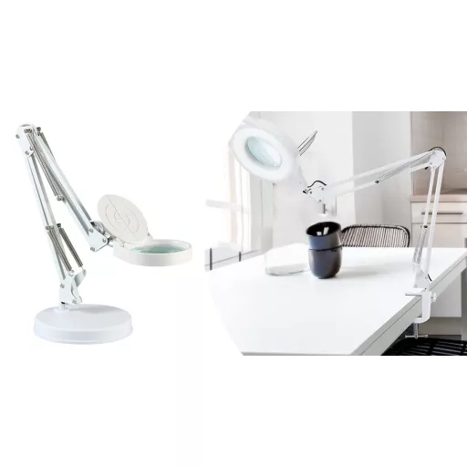 Asztali nagyító, LED fénnyel