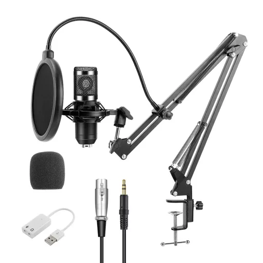 Asztalra szerelhető mikrofon, USB csatlakozóval