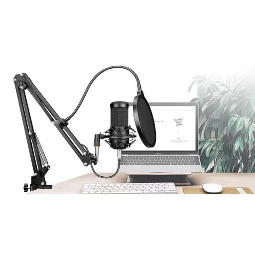 Asztalra szerelhető mikrofon, USB csatlakozóval