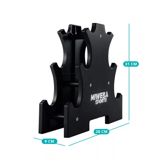 6db-os súlyzókészlet állvánnyal
