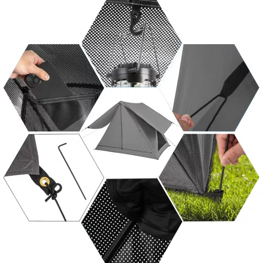 Kemping sátor hordtáskával