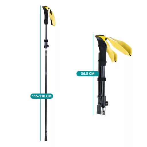 Ultrakönnyű állítható túrabot 115-130cm