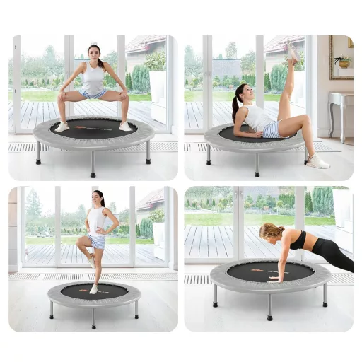 Trambulin 95cm, szürke