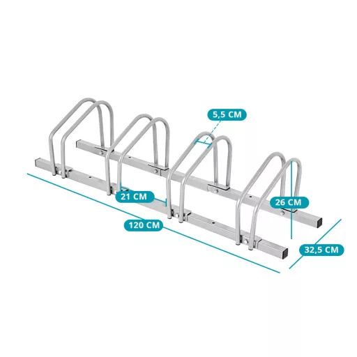 4 rekeszes kerékpártároló
