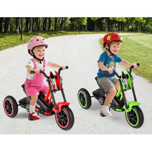 3 kerekű gyerek tricikli zöld
