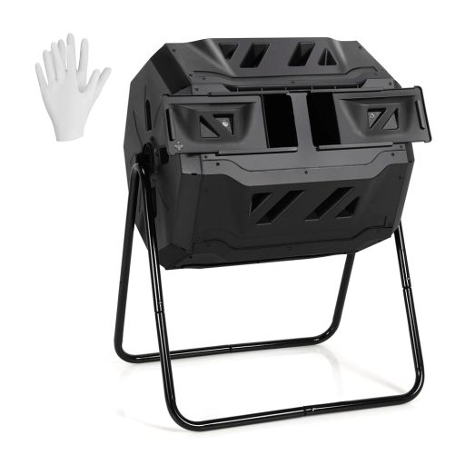 160 literes kétkamrás forgó komposztáló