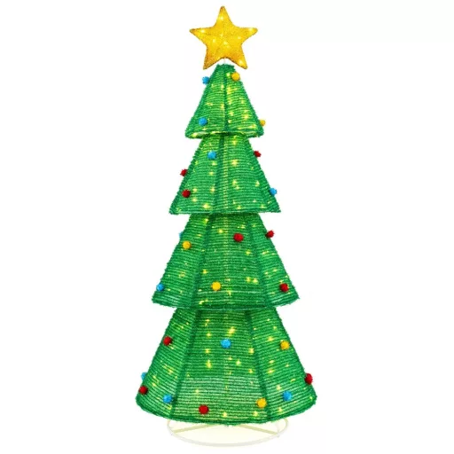 Kültéri dekor fenyő 200LED-es 190cm