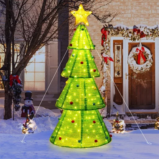 Kültéri dekor fenyő 200LED-es 190cm