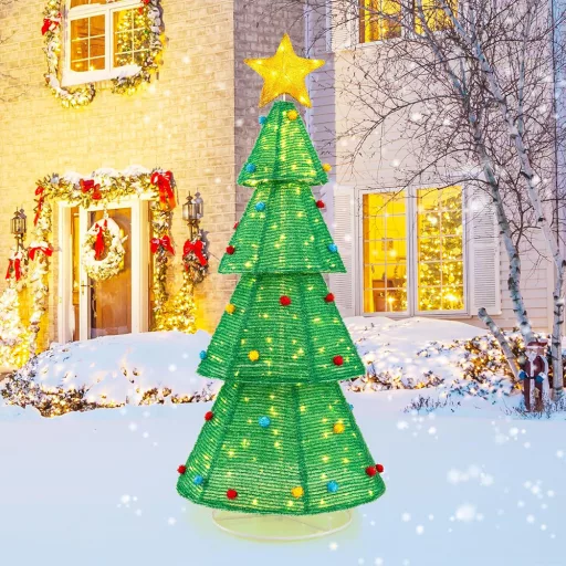 Kültéri dekor fenyő 200LED-es 190cm