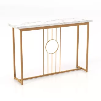 Modern előszobaasztal műmárvány lappal