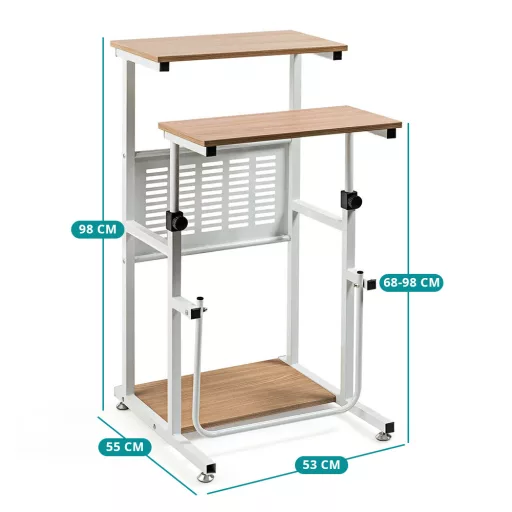 Állítható magasságú munkaállomás