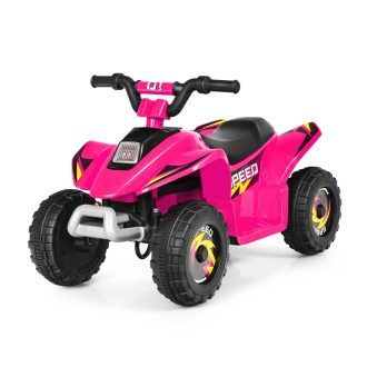 Akkumulátoros gyermek quad, rózsaszín